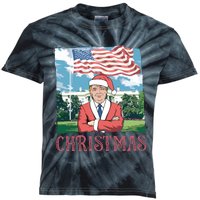 Trump ILl Be Home For Christmas Humorous Trump Christmas Kids Tie-Dye T-Shirt