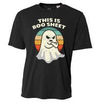 This Is Boo Sheet Ghost Retro Halloween Costume Cooling Performance Crew T-Shirt