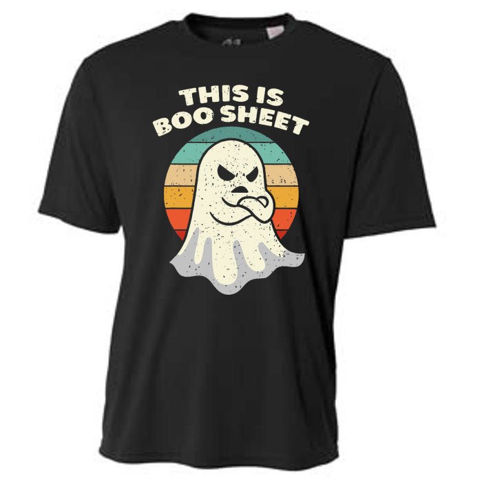 This Is Boo Sheet Ghost Retro Halloween Costume Cooling Performance Crew T-Shirt