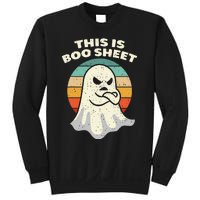 This Is Boo Sheet Ghost Retro Halloween Costume Sweatshirt