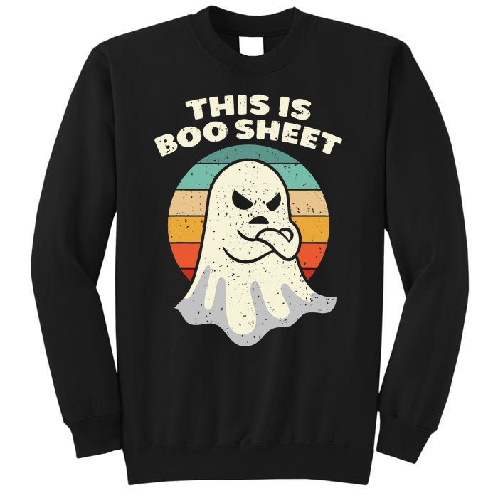 This Is Boo Sheet Ghost Retro Halloween Costume Sweatshirt