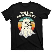 This Is Boo Sheet Ghost Retro Halloween Costume T-Shirt