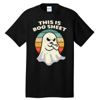 This Is Boo Sheet Ghost Retro Halloween Costume Tall T-Shirt