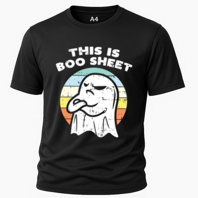 This Is Boo Sheet Ghost Retro Halloween Costume Performance Shirt