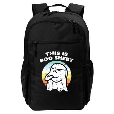 This Is Boo Sheet Ghost Retro Halloween Costume Backpack