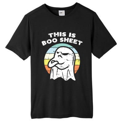 This Is Boo Sheet Ghost Retro Halloween Costume Tall Fusion ChromaSoft Performance T-Shirt