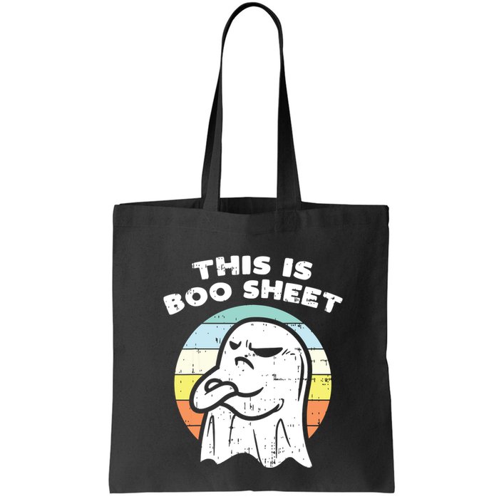 This Is Boo Sheet Ghost Retro Halloween Costume Bag