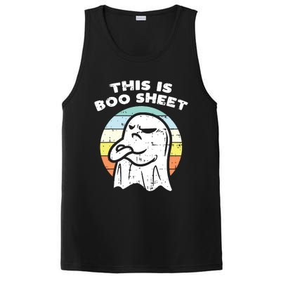 This Is Boo Sheet Ghost Retro Halloween Costume PosiCharge Competitor Tank