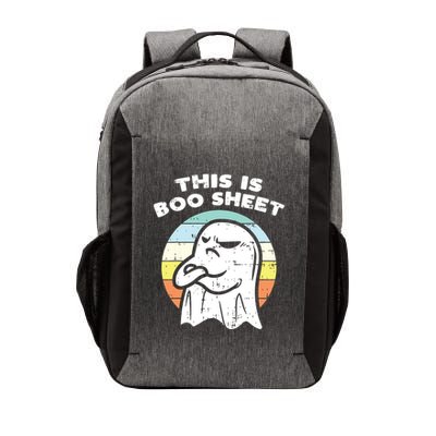 This Is Boo Sheet Ghost Retro Halloween Costume Vector Backpack