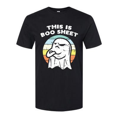 This Is Boo Sheet Ghost Retro Halloween Costume Softstyle CVC T-Shirt