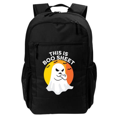 This Is Boo Sheet Ghost Retro Halloween Costume Backpack