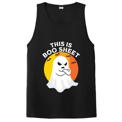 This Is Boo Sheet Ghost Retro Halloween Costume PosiCharge Competitor Tank