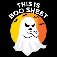 This Is Boo Sheet Ghost Retro Halloween Costume Wool Snapback Cap