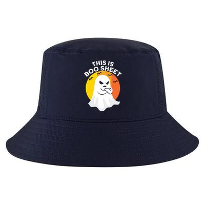 This Is Boo Sheet Ghost Retro Halloween Costume Cool Comfort Performance Bucket Hat