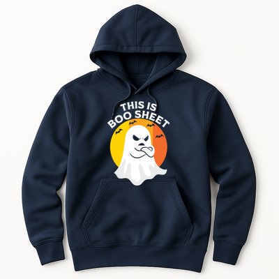 This Is Boo Sheet Ghost Retro Halloween Costume Hoodie