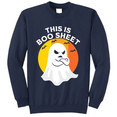 This Is Boo Sheet Ghost Retro Halloween Costume Sweatshirt