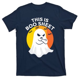 This Is Boo Sheet Ghost Retro Halloween Costume T-Shirt