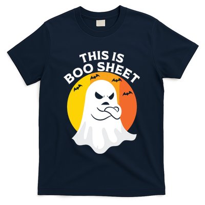 This Is Boo Sheet Ghost Retro Halloween Costume T-Shirt