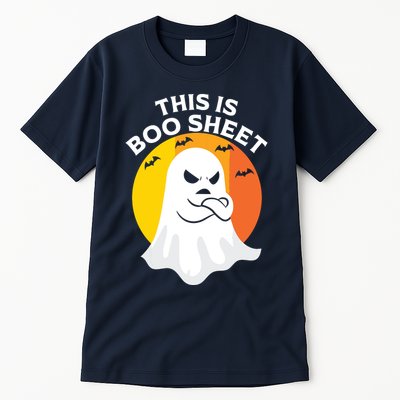 This Is Boo Sheet Ghost Retro Halloween Costume Tall T-Shirt