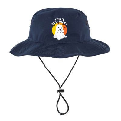 This Is Boo Sheet Ghost Retro Halloween Costume Bucket Hat