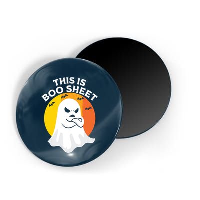 This Is Boo Sheet Ghost Retro Halloween Costume Magnet