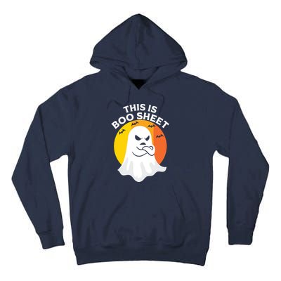 This Is Boo Sheet Ghost Retro Halloween Costume Tall Hoodie