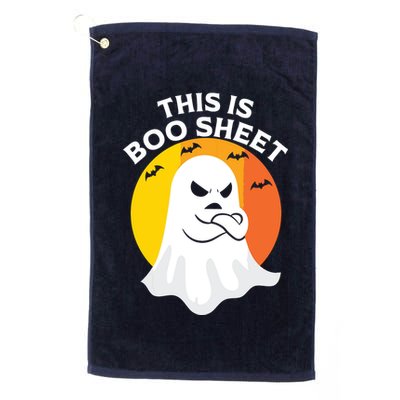 This Is Boo Sheet Ghost Retro Halloween Costume Golf Towel