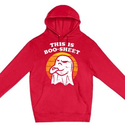 This Is Boosheet Ghost Halloween Premium Pullover Hoodie