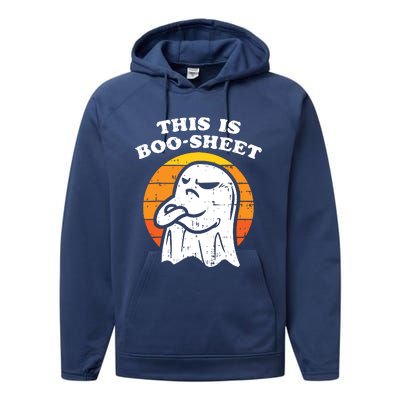 This Is Boosheet Ghost Halloween Performance Fleece Hoodie