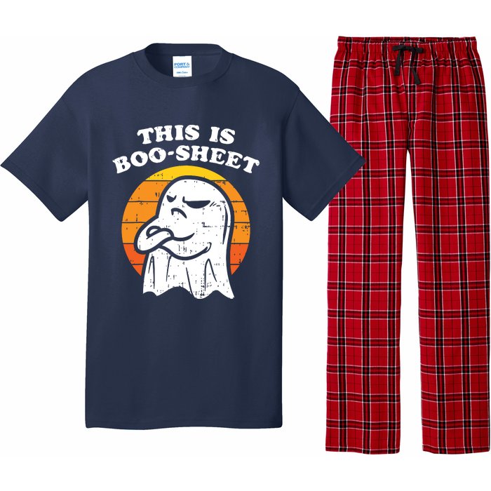 This Is Boosheet Ghost Halloween Pajama Set