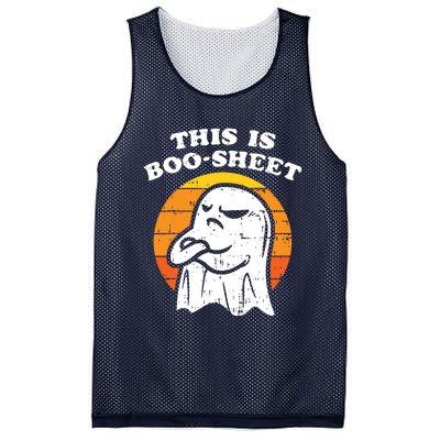 This Is Boosheet Ghost Halloween Mesh Reversible Basketball Jersey Tank