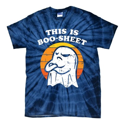 This Is Boosheet Ghost Halloween Tie-Dye T-Shirt