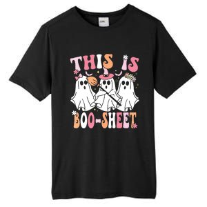 This Is Boosheet Halloween Ghost Costume Retro Groovy Tall Fusion ChromaSoft Performance T-Shirt