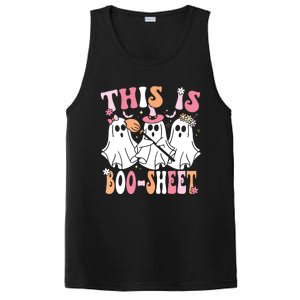 This Is Boosheet Halloween Ghost Costume Retro Groovy PosiCharge Competitor Tank