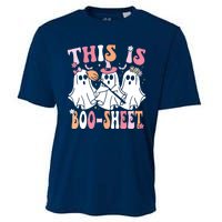 This Is Boosheet Halloween Ghost Costume Retro Groovy Cooling Performance Crew T-Shirt