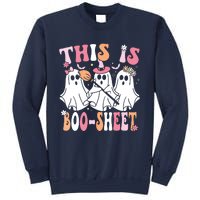 This Is Boosheet Halloween Ghost Costume Retro Groovy Sweatshirt