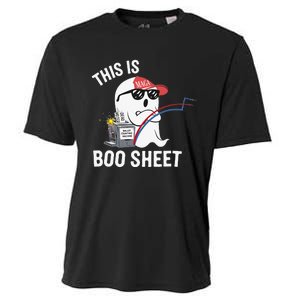 This Is Boo Sheet Election Day Ghost Of Trump Voter Cooling Performance Crew T-Shirt