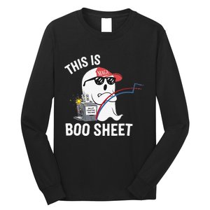 This Is Boo Sheet Election Day Ghost Of Trump Voter Long Sleeve Shirt