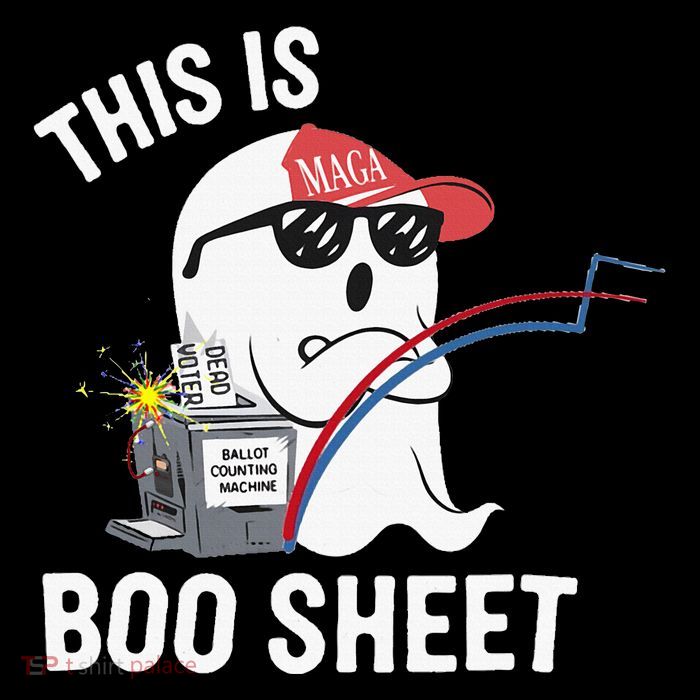 This Is Boo Sheet Election Day Ghost Of Trump Voter T-Shirt