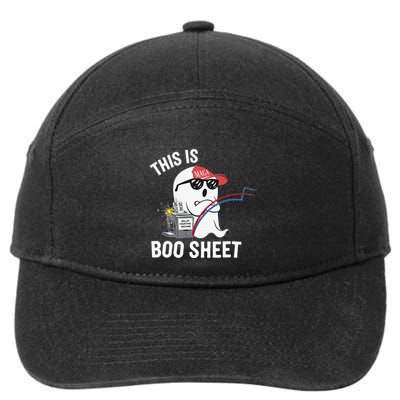This Is Boo Sheet Election Day Ghost Of Trump Voter 7-Panel Snapback Hat