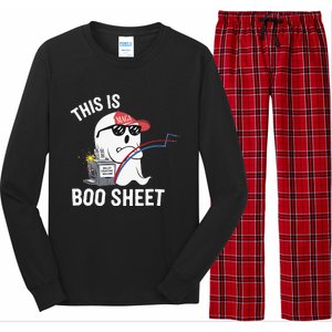 This Is Boo Sheet Election Day Ghost Of Trump Voter Long Sleeve Pajama Set