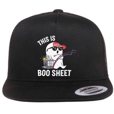 This Is Boo Sheet Election Day Ghost Of Trump Voter Flatbill Hat