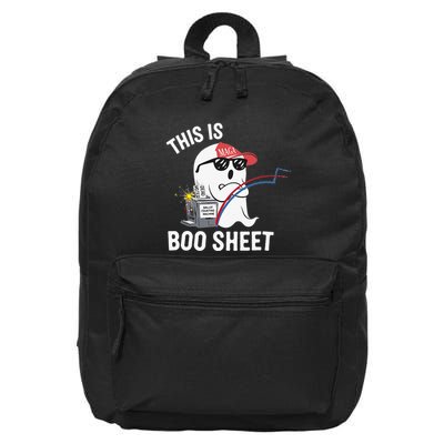 This Is Boo Sheet Election Day Ghost Of Trump Voter 16 in Basic Backpack