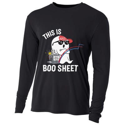 This Is Boo Sheet Election Day Ghost Of Trump Voter Cooling Performance Long Sleeve Crew