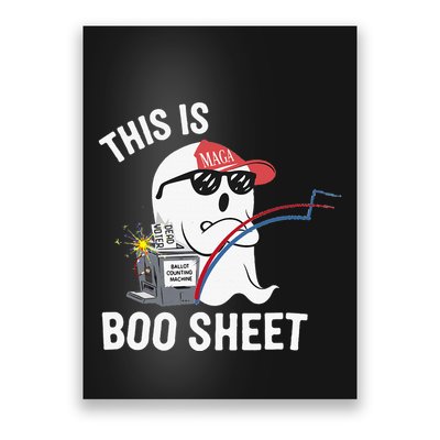 This Is Boo Sheet Election Day Ghost Of Trump Voter Poster