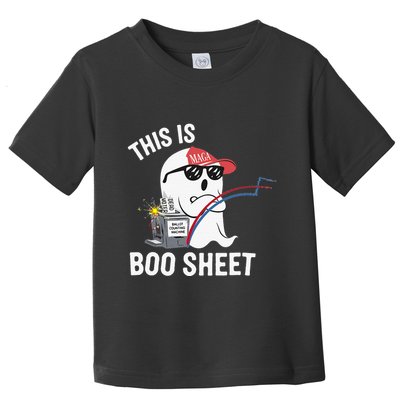 This Is Boo Sheet Election Day Ghost Of Trump Voter Toddler T-Shirt