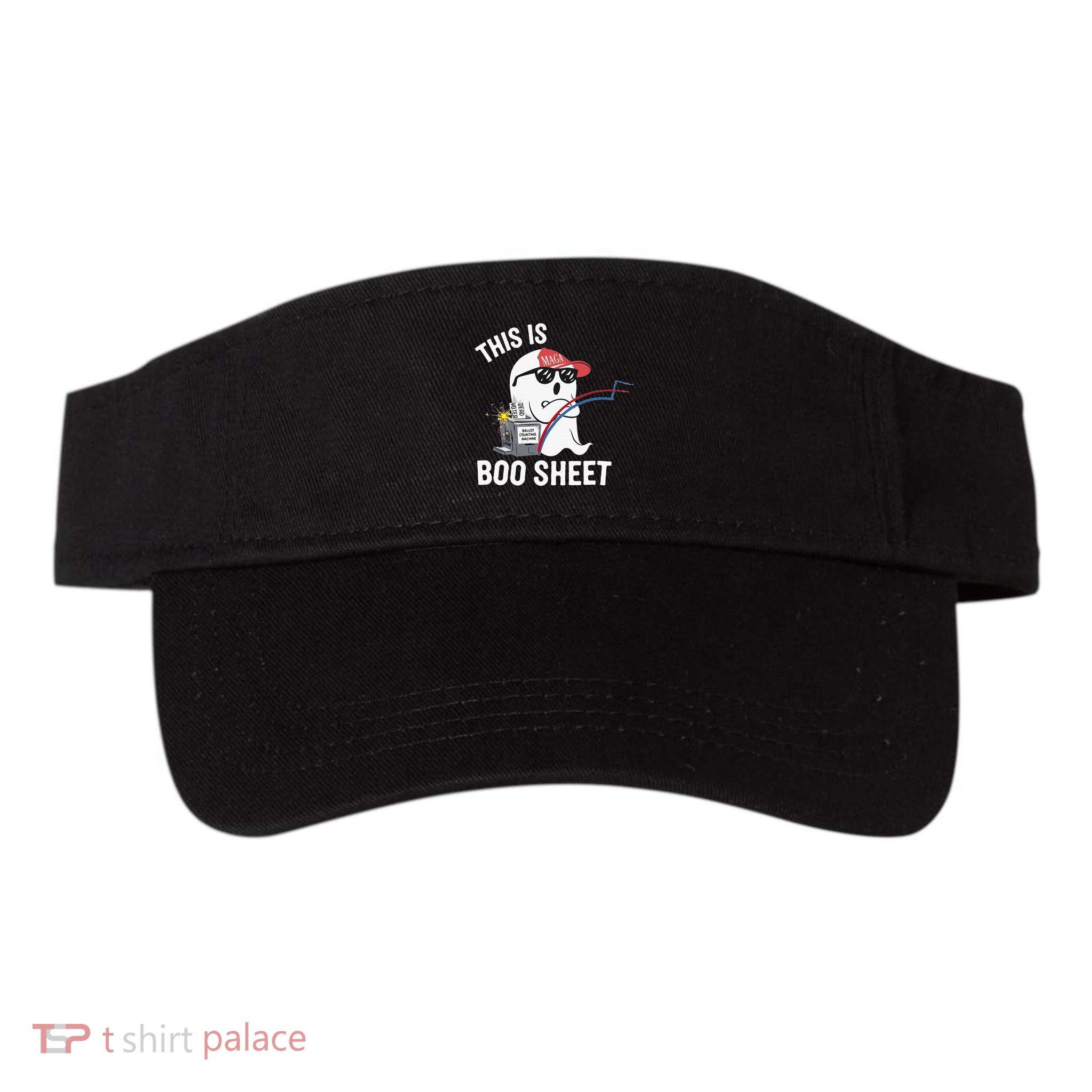 This Is Boo Sheet Election Day Ghost Of Trump Voter Visor