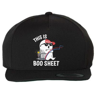 This Is Boo Sheet Election Day Ghost Of Trump Voter Wool Snapback Cap
