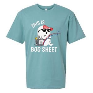 This Is Boo Sheet Election Day Ghost Of Trump Voter Sueded Cloud Jersey T-Shirt