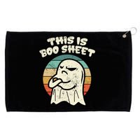 This Is Boo Sheet Ghost Retro Halloween Costume Grommeted Golf Towel